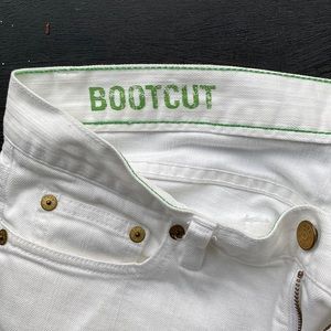 J.Crew Women's White Bootcut 30S Jeans Pants. Inseam 27